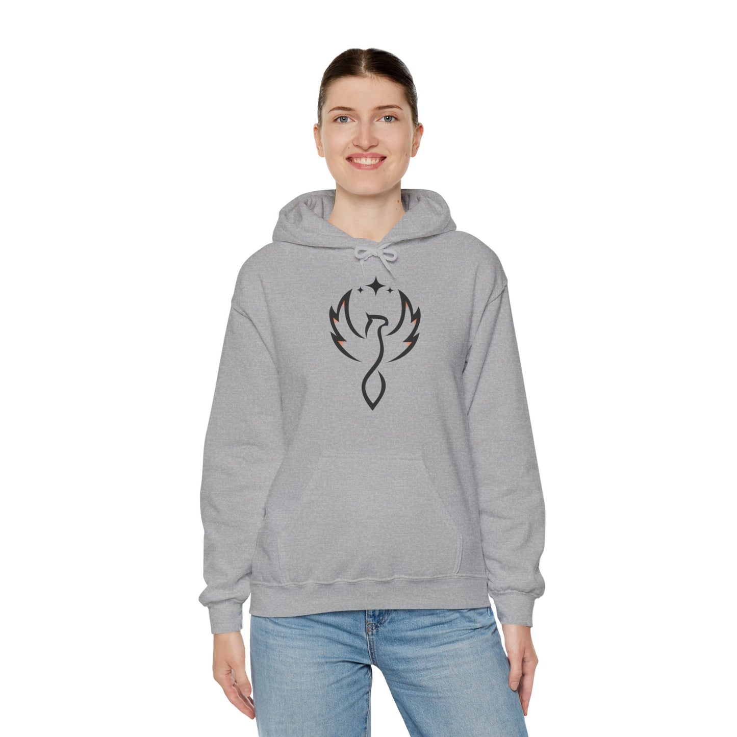 Phoenix Glow Designed Unisex Heavy Blend™ Hooded Sweatshirt