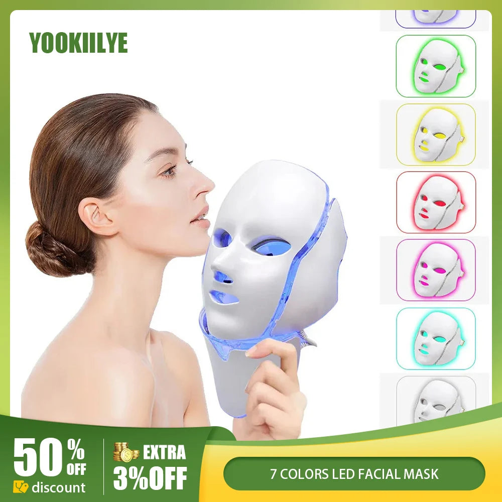 Phoenix Glow LED Face & Neck Mask with 7 lights