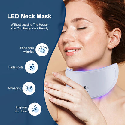 Phoenix Glow 7 Colours LED Light Facial Mask with Neck